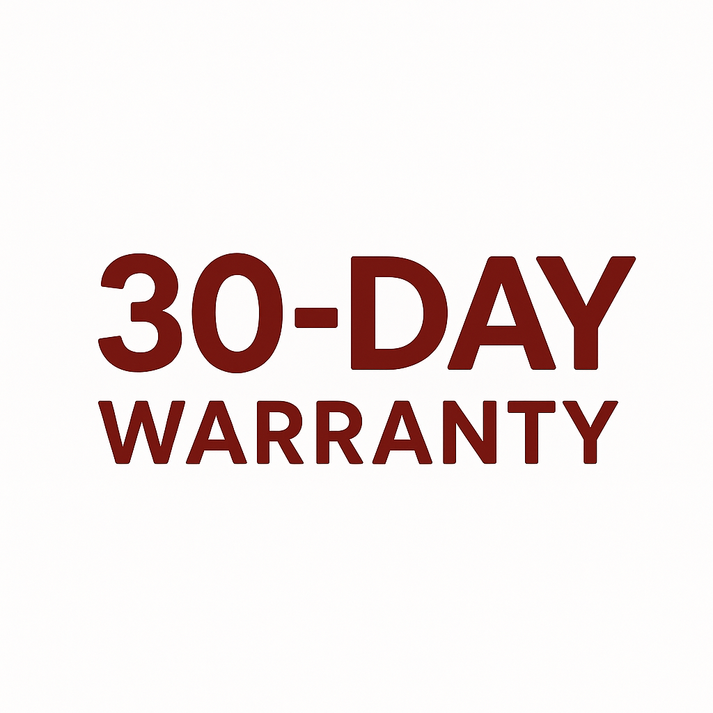 30-Day Warranty